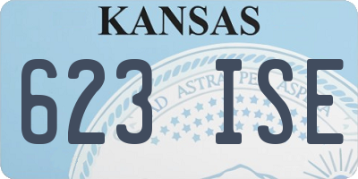 KS license plate 623ISE