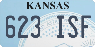 KS license plate 623ISF