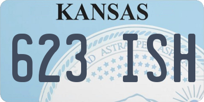 KS license plate 623ISH