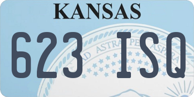 KS license plate 623ISQ