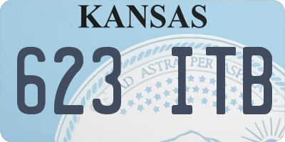 KS license plate 623ITB