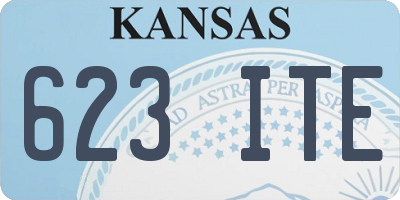 KS license plate 623ITE