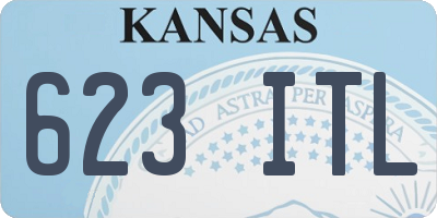KS license plate 623ITL