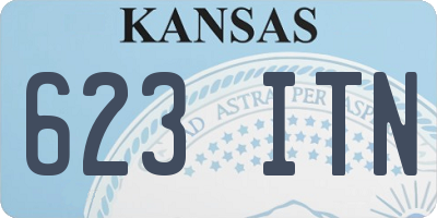 KS license plate 623ITN