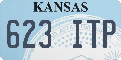 KS license plate 623ITP