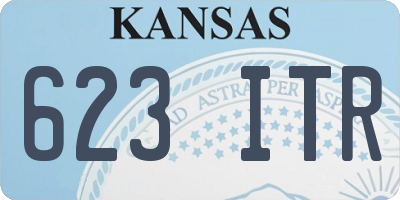 KS license plate 623ITR
