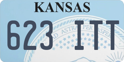 KS license plate 623ITT