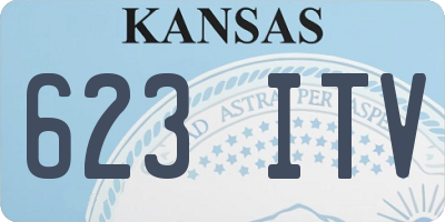 KS license plate 623ITV