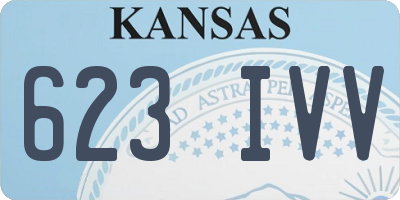KS license plate 623IVV