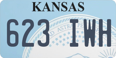 KS license plate 623IWH
