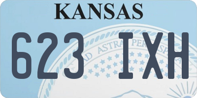 KS license plate 623IXH