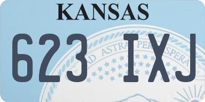 KS license plate 623IXJ