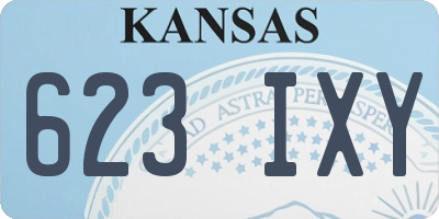 KS license plate 623IXY