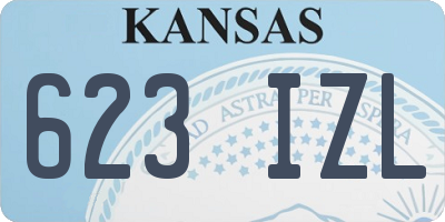 KS license plate 623IZL
