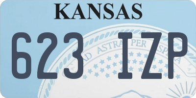 KS license plate 623IZP