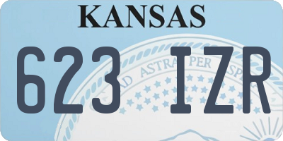 KS license plate 623IZR