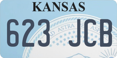 KS license plate 623JCB