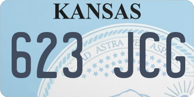 KS license plate 623JCG