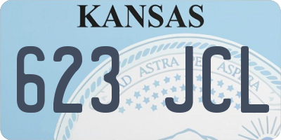 KS license plate 623JCL