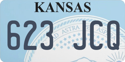 KS license plate 623JCQ