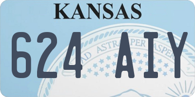 KS license plate 624AIY