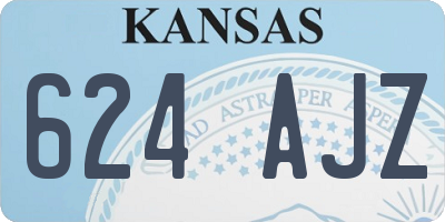 KS license plate 624AJZ