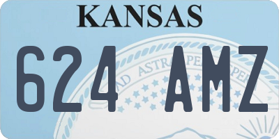 KS license plate 624AMZ
