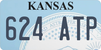 KS license plate 624ATP