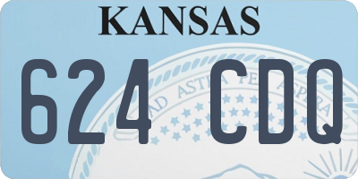 KS license plate 624CDQ