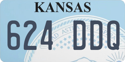 KS license plate 624DDQ