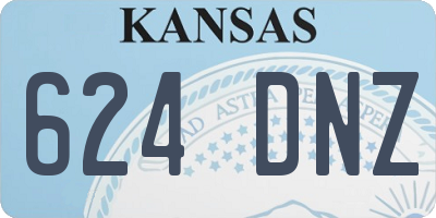 KS license plate 624DNZ