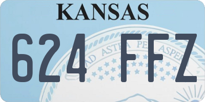 KS license plate 624FFZ