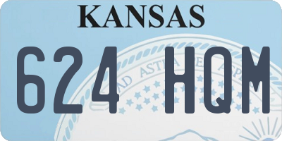 KS license plate 624HQM