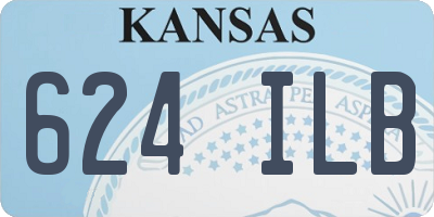 KS license plate 624ILB