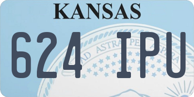 KS license plate 624IPU