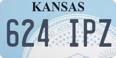 KS license plate 624IPZ