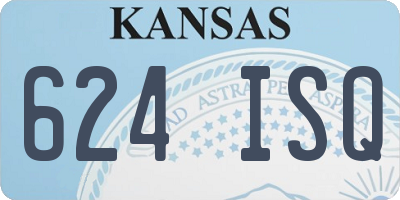 KS license plate 624ISQ