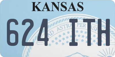 KS license plate 624ITH