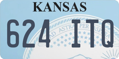 KS license plate 624ITQ
