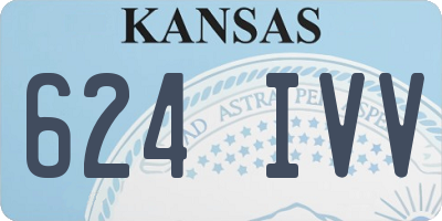 KS license plate 624IVV