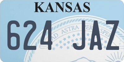 KS license plate 624JAZ