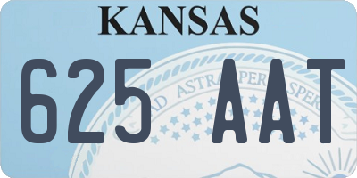 KS license plate 625AAT