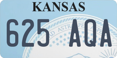 KS license plate 625AQA