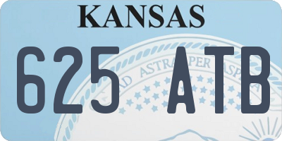KS license plate 625ATB