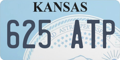 KS license plate 625ATP