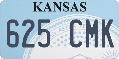 KS license plate 625CMK