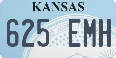 KS license plate 625EMH