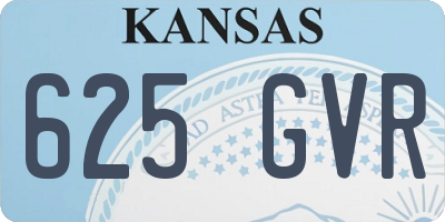 KS license plate 625GVR