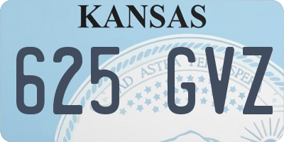 KS license plate 625GVZ
