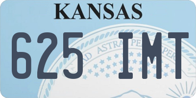 KS license plate 625IMT